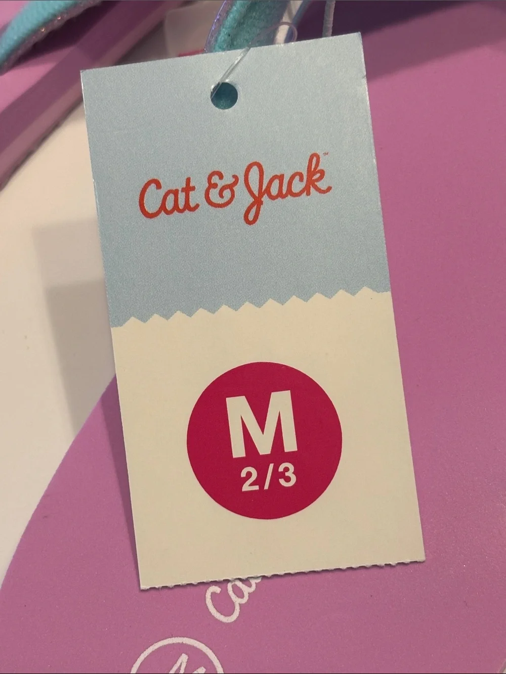 Cat & Jack Girl's Jami Pink Flip Flops
